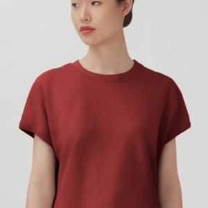 Cuyana NWT - French Terry Short Sleeve Sweatshirt XS